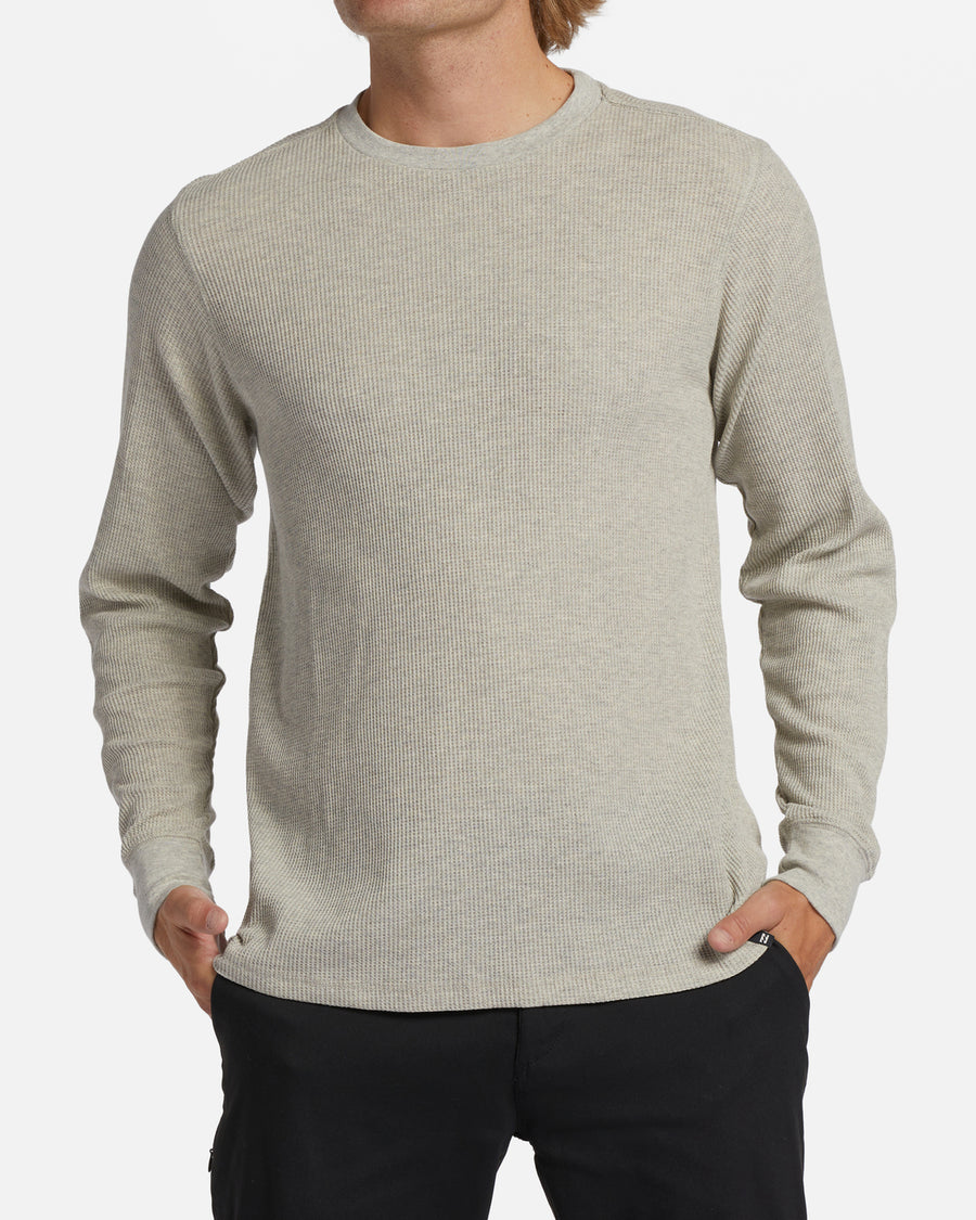Men's Essential Thermal Top - Light Grey Heather