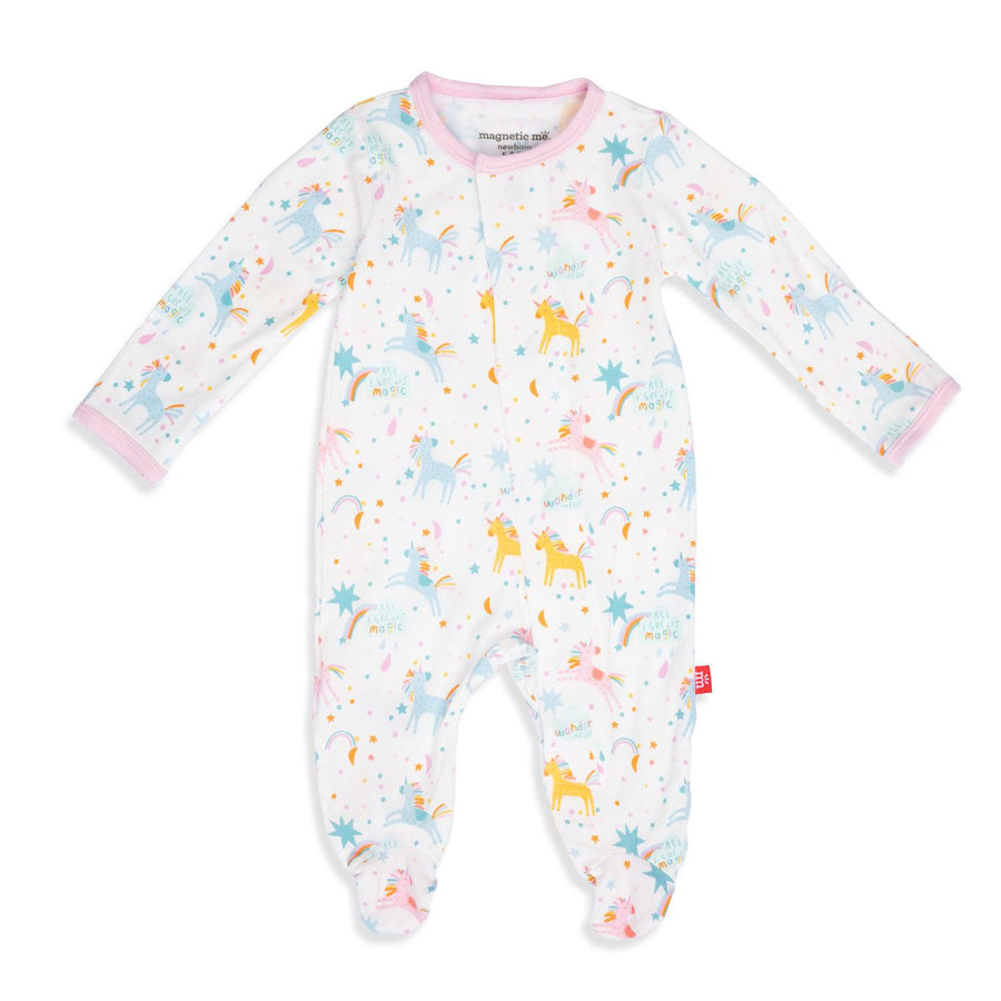 Infant's Magic Glitter Sparkle Magnetic Onesie