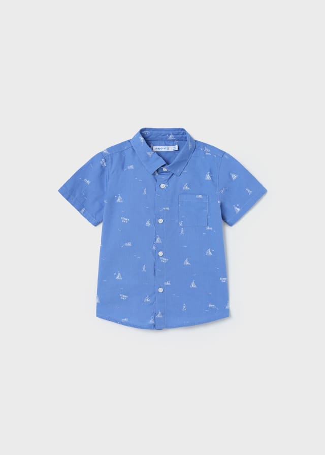 Infant Boy's Short Sleeve Dress Shirt