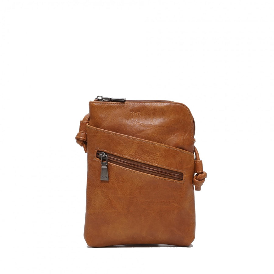 Hannah Crossbody Purse - Camel