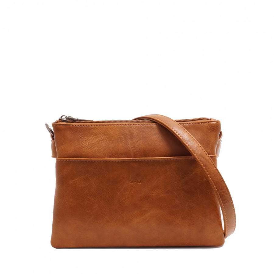 Solar Crossbody Purse - Camel