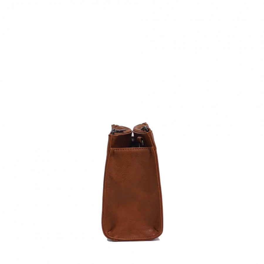 Izzy Crossbody Purse - Camel