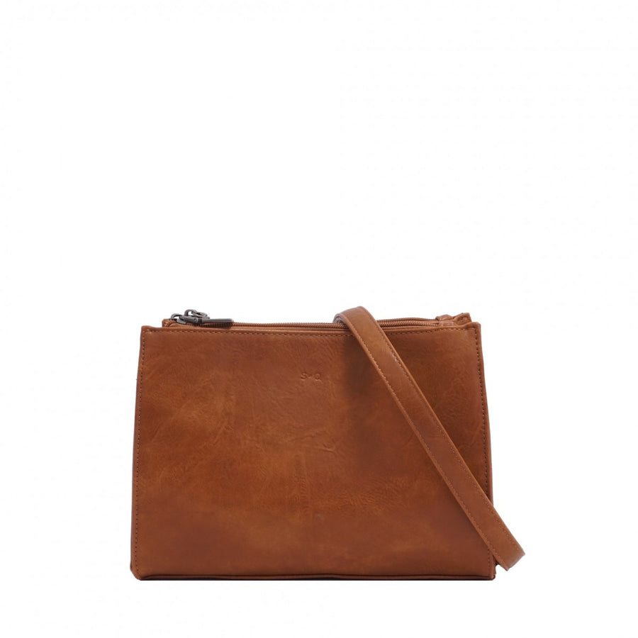 Izzy Crossbody Purse - Camel