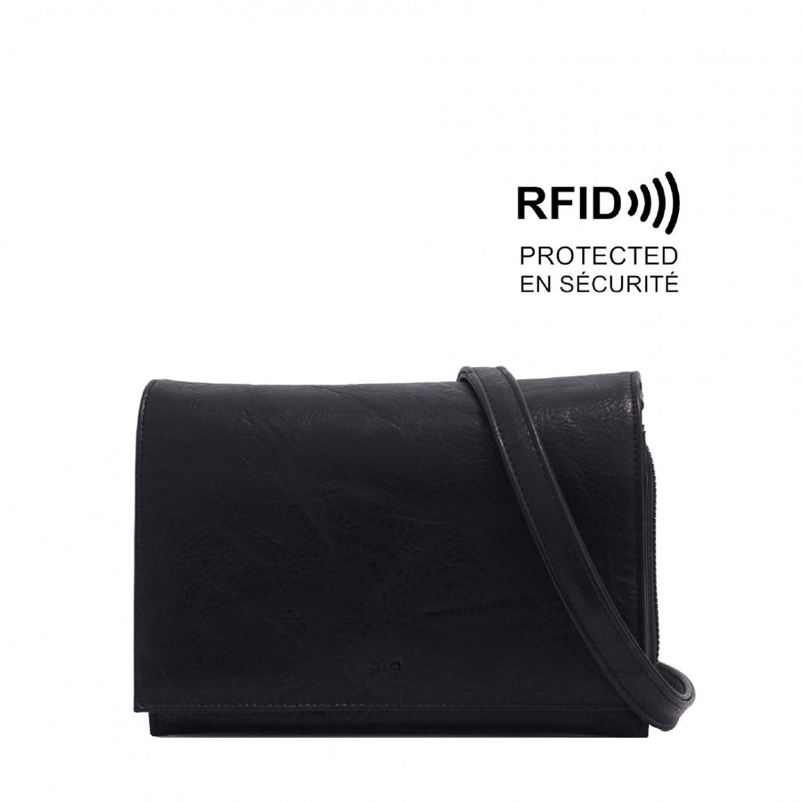 Nita Crossbody Wallet - Black